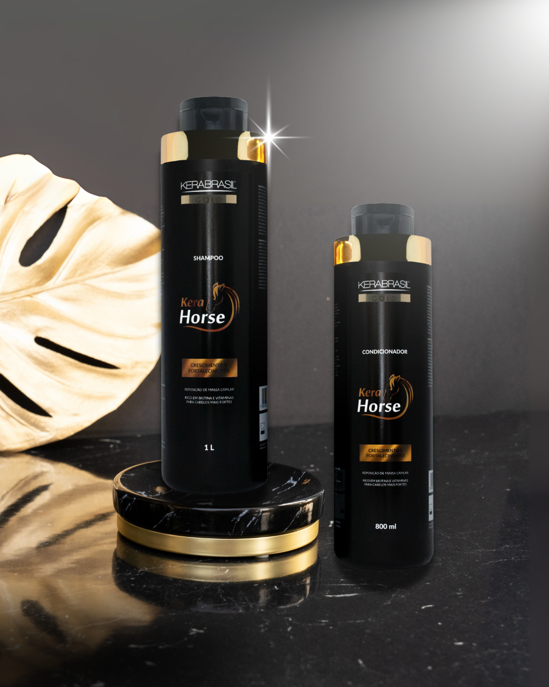 Kit Kera Horse Shampoo (1L) e Condiciona ...